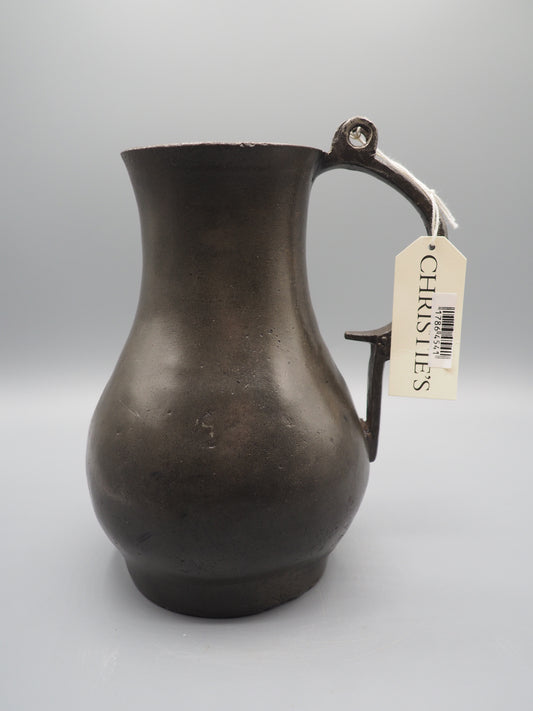 Extremely Rare Late Medieval Pewter Flagon